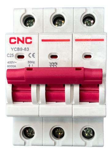 Automatico Trifasico 3x25amp 6ka Curvac, Termomagnetico 3x25