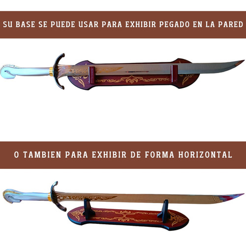 Espada Numenor Señor De Los Anillos Acero 440 106 Cm Caballo Negro