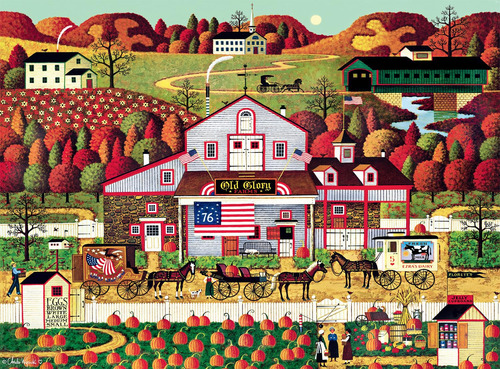 Rompecabezas Buffalo Games Charles Wysocki Autumn Farms 100