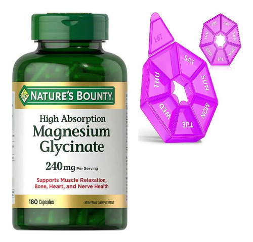 Natures Bounty High Absoprtion Magnesium Glycinate 240 Mg