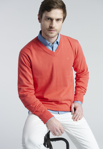 Sweater Almeria Rojo Ss2025 New Man