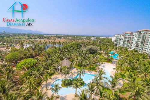 Cad La Isla Emerald C10. Terraza Grande Con Vista A Los Jardines Y Albercas