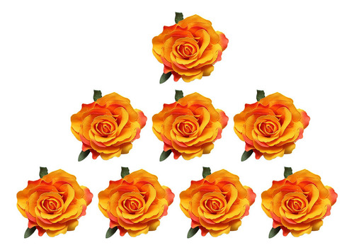 Zt 8pcs Pinza Para El Pelo Con Forma De Rosa Con Decora