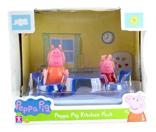 Peppa Pig - Cenário Sortidos Cozinha - Peppa E Mamãe Pig Cor Outro