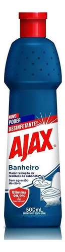 Ajax desinfetante banheiro sem cloro squeeze 500ml