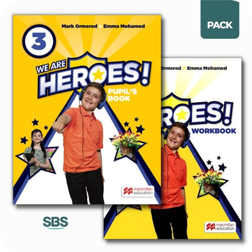 We Are Heroes 3 - Student's Book + Workbook Pack - 2 Libros