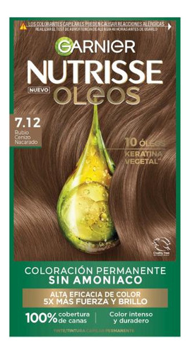 Garnier Nutrisse Oleo R Cenizo Nac 7.12