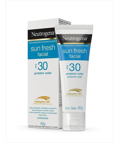 Protetor Solar Neutrogena Sun Fresh Facial Fps 30 40g