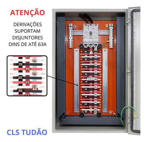 Quadro Distribuição Sobrepor Com Kit Trifásico 60c 100a | MercadoLivre