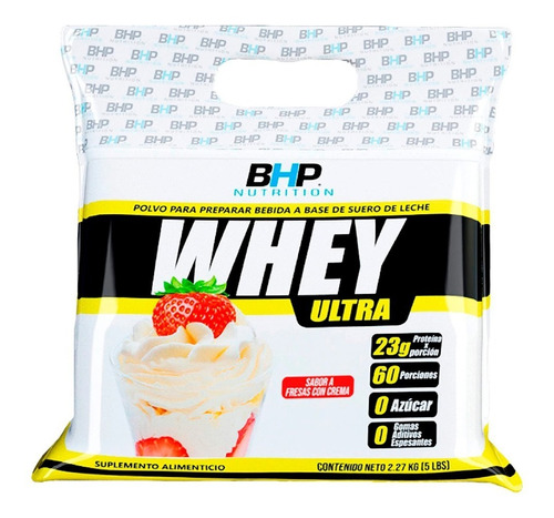 Proteina Bhp Ultra Whey Ultra 2.27 Kg 5 Lbs Bolsa