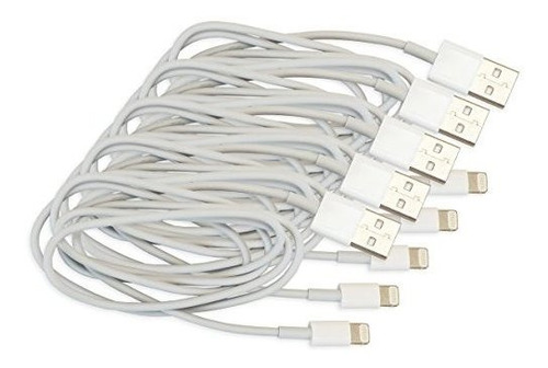 Visiontek Lightning A Usb Blanco Cable De 1 Metro 5 Paquete