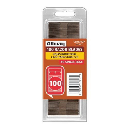 Allway Tools Seb100vp Cuchillas De Afeitar De Un Solo Filo C