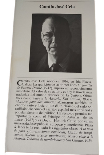 La Colmena - Camilo José Cela (Usado)