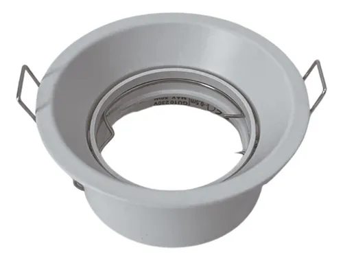 Pack 5 Focos Led Embutido Retraído Porta Gu-10 Pessaro Mr16