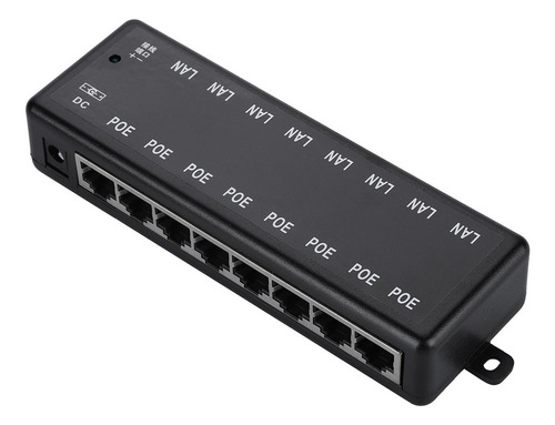 Fuente De Alimentación Poe Dc12v-48v 8 Interfaces Adaptador