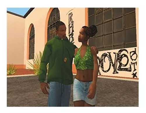 Gta San Andreas Para Ps2 Slim Bloqueado Leia Descrição - Escorrega o Preço