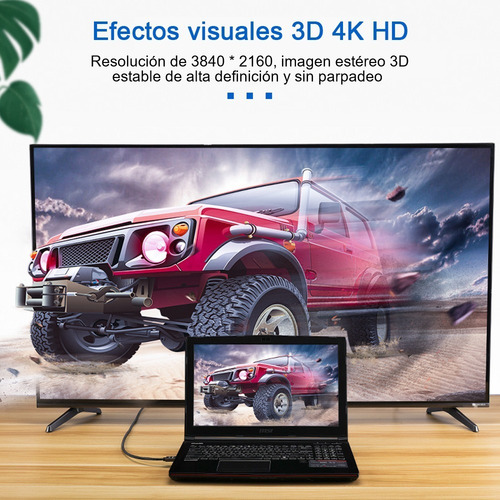 Imagen 9 de 10 de Cable Para Ultra Alta Definición Versión 2.1 4k 8k Hd 2k Uhd