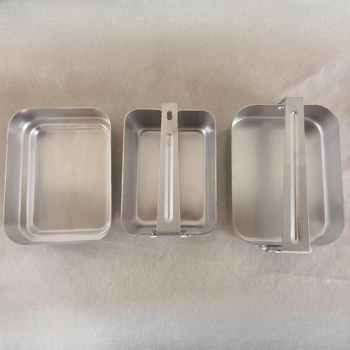 Recipiente Rectangular Para Alimentos, Para Acampar, Con