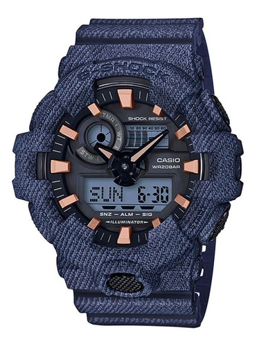 Reloj Para Mujer G-shock Ga_700de_2a Azul