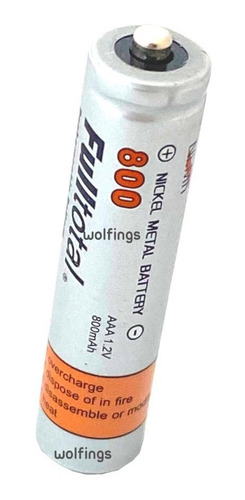 Imagen 9 de 9 de 2 Pilas Aaa Recargable 800 Mah Ni.mh Larga Duracion
