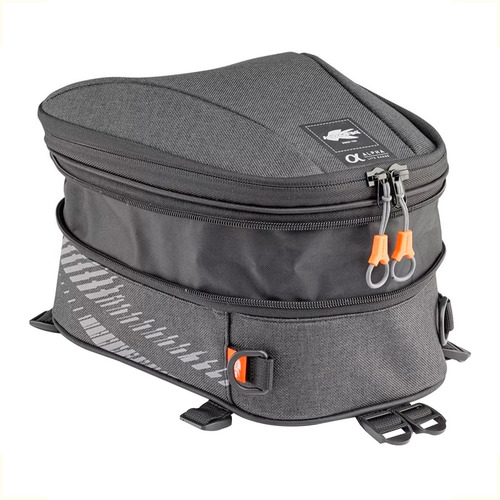 Bolso Para Asiento Trasero Moto Viaje 5 A 7 Lts - Kappa Color Negro