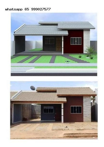 Imagem 1 de 5 de Casa Para Venda Em Várzea Grande, Passagem Da Conceição, 2 Dormitórios, 1 Banheiro, 2 Vagas - 138_1-1264994