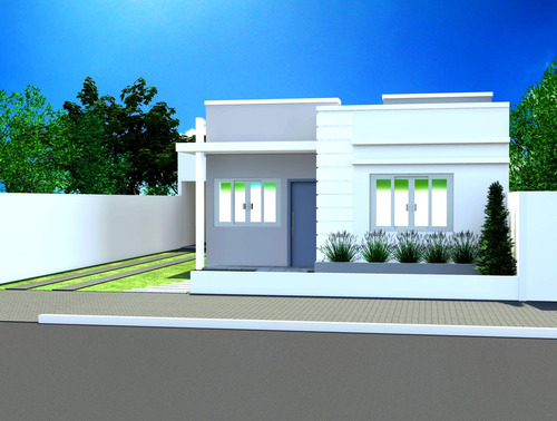 Projeto Arquitetônico Ec Casa 110m² 3quartos Lote 10x19