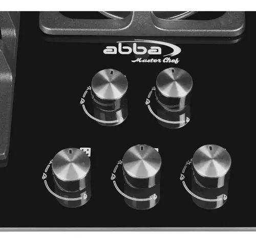 Estufa De Empotrar Abba 5 Puestos Gas Natural Cg 501 V5dn N