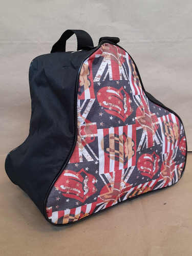 Imagen 8 de 10 de Bolso De Patin Artististico Y Roller Tipo Mochila Estampada