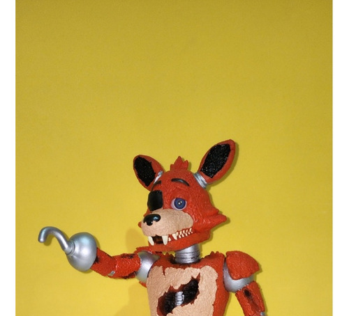 Fnaf Five Nights At Freddy's Foxy Vinil Luz Y Sonido 30cm