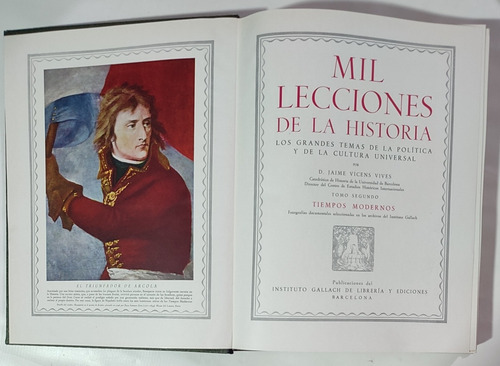 Mil Lecciones De La Historia 2 Tomos Gallach 1951 Increíble! (Usado)