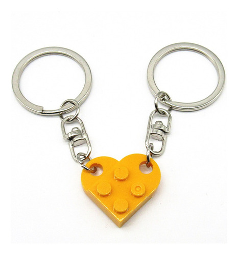 Lindo Llavero Lego Puzzle Love Con Bloques Divididos For Pa