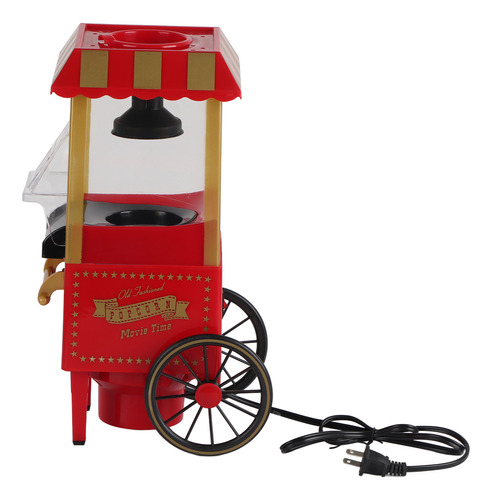 Máquina Automática Popcorn Maker Red Retro