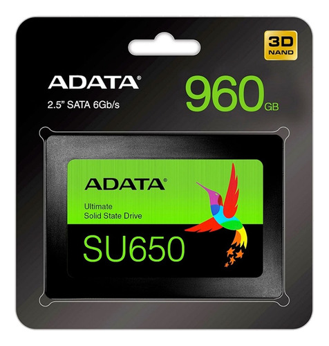 Disco Sólido Ssd Interno Adata Ultimate Asu650ss960gtr960gb 