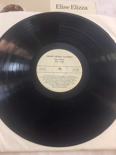Elise Elizza Court Opera Classics Disco Vinilo Lp (Usado)
