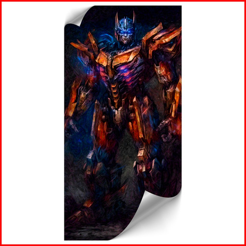 Poster Ai Transformers Optimus Prime Artístico - 120x60cm