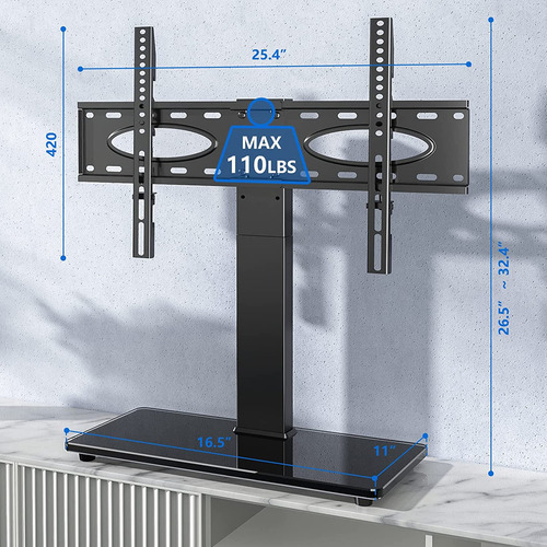 Rfiver Universal Swivel Tv Stand Table Tv Tv Tv Para 37-65,7
