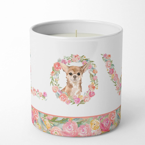 Wdk4565cdl Chihuahua #2 Love - Vela Decorativa De Soja De 10