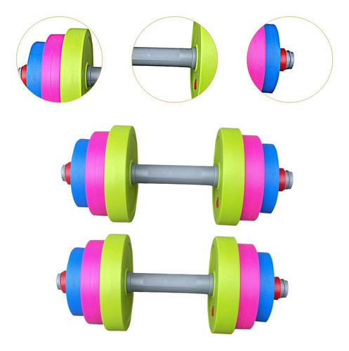 2 Piezas Juguetes Para Niños, Mancuernas, Mango 12 Cm