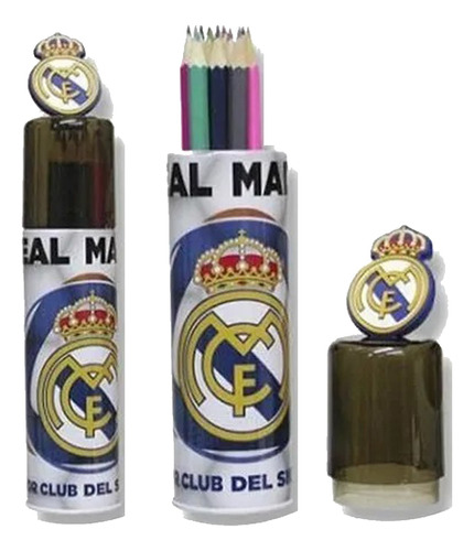 Cilindro De Colores Real Madrid