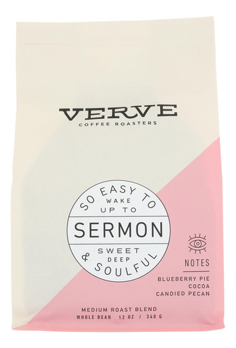 Verve Coffee Roasters Mezcla De Sermón De Café En Grano E.