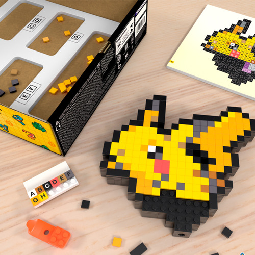 Mega Pokémon Construção Pixel Art Pikachu Hth74 - Mattel