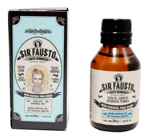 Oleo Esencial Para Barba Sir Fausto Old Culture 30ml Barbero