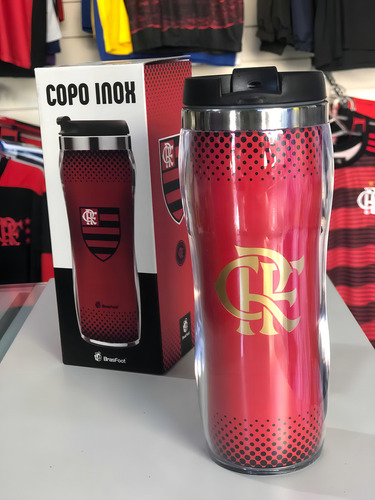 Lanzamiento oficial de la copa térmica de acero inoxidable Clube Regatas Flamengo