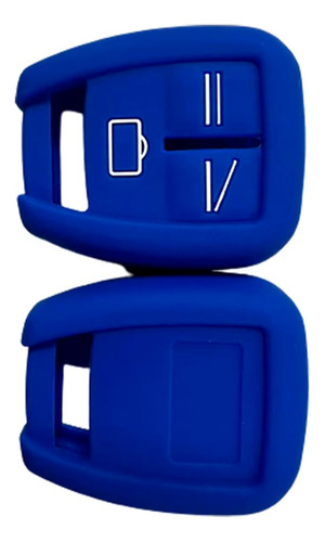 Cubre Llave Silicona Para Chevrolet Celta Agile Blue Zuk