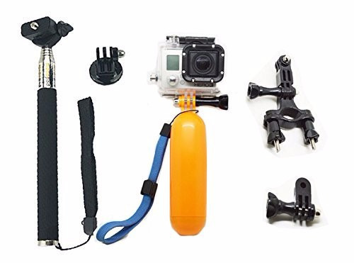 Kit Flutuante+monopod+suporte Bike+triPod+parafuso Gopro 3+