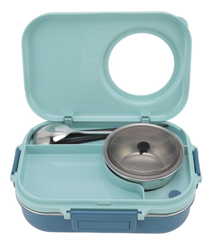 Blue Lunch Thermal 1100ml, Camada Dupla, 3 Grades, Design 30