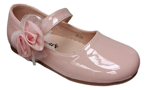 Ballerina Zapato Charol Niña Rosa (talla 20-25)