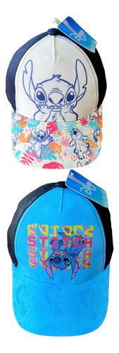 Gorra Visera Stitch Lic.oficial Disney 3 A 6 Años Unisex 