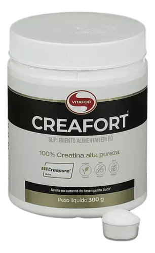 Creatina Monohidratada Creafort Sem Sabor 300g Vitafor
